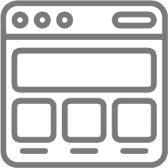 Icono inactivo de ventana digital