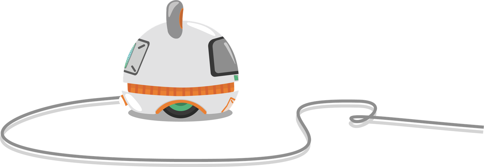 Ilustración de perfil de mascota de la empresa (Giby)